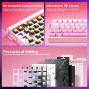 AULA Hero68 HE 60-Key Wired Hall Effect Gaming Keyboard, RGB, Rapid Trigger and Response, Adjustable Actuation