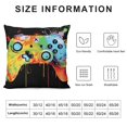 thumbnail image 5 of COMIO  Gaming Pillows,Gamer Pillow Covers,neon Colors Yellow Gaming Pillow Cover,Yellow Graffiti Pillow Cover,Teen boy Room Decor Game Room Couch,Son boy Room Decorations for Bedroom, 5 of 5