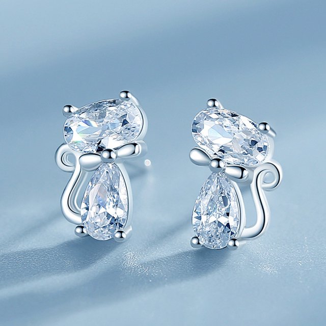 Boucles d'Oreilles Chat Animal Mignon 2022 – Design Unique et Élégant pour Votre