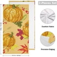 thumbnail image 3 of SKYSONIC 2 Pack Fall Pumpkins Leaves Hand Towels, Ultra Soft and Absorbent, Autumn Harvest Season Decorative Fingertip Towel for Home, Bathroom, Kitchen, 28.3"x14.4", 3 of 5