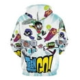 thumbnail image 4 of Teen Titans Go Hoodie 3D Print Pullover Hooded Long Sleeve Sweatshirts Tops Blouse with Pocket for Mens Womens, 4 of 7