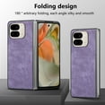 thumbnail image 3 of ELEHOLD Case for Google Pixel 9 Pro Fold/Fold2, Shockproof Phone Case Slim Anti-Scratch PC Cover,Purple, 3 of 6