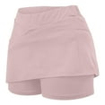thumbnail image 3 of Xihbxyly Athletic Shorts for Women Plus Size Solid Color High Waist Running Shorts Casual Loose Fit Lightweight Basic Shorts, 3 of 5