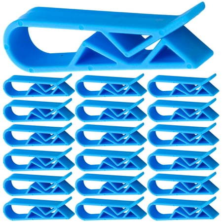 

Masteelf 50pcs Garbage Bin Clips Trash Bag Clips Plastic Trash Can Bag Clip Waste Basket Rubbish Bag Clips