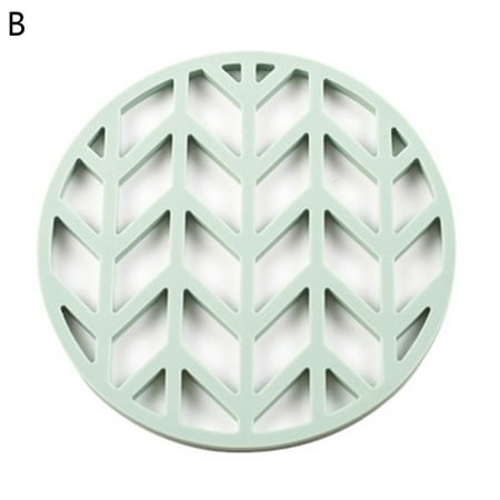 

Meizhencang Placemat Hollow Non-Slip Round Solid Anti-Slip Pot Cup Holder Kitchen Tools