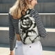 thumbnail image 5 of Easygdp Black And White Rose Mochila de Lona Resistente para Laptop, Compatible con Laptops de 15 a 17 pulgadas, Ideal para Escuela, Trabajo y Viajes-Small, 5 of 5