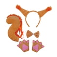 thumbnail image 4 of Disfraz de animales de Halloween, trajes de cosplay para fiestas de carnaval, regalos y festivales. Naranja con guantes, 4 of 9