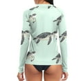 thumbnail image 2 of joogoo Womens UPF 50+ Sun Shirts Turtles Long Sleeve UV Protection Rash Guard Tops S, 2 of 7