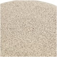 thumbnail image 5 of DecMode Polyester Chevron Textured Stool with Black Wooden Legs, Beige, 5 of 9