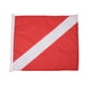 thumbnail image 2 of Bandera de buceo blanca azul nailon fácil montaje bandera de buceo internacional portátil ligera 49x59 cm para bajo el agua ANGGREK Otros, 2 of 8