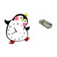 thumbnail image 5 of Reloj De Pared De Pingüino Y Bandeja Multifuncional Para Servir Comida, Ideal Para Dormitorio Y Cocina, Decoración Del Hogar Y Soluciones De Almacenamiento., 5 of 8