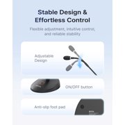 BOYA 18 XLR Desktop Gooseneck Condenser Microphone, 48V Phantom Power Cardioid Podium Mic with LED Indicator for Meetings, Conferences, Lectures and Speeches