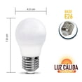 thumbnail image 4 of Foco Led Icon  G45 5w Luz Cálida Ilumina 25w Pack 10 Pz 2700 K, 4 of 4