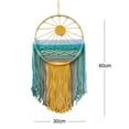 Kiplyki Macrame Sun Wall Decor Hanging Tapestry Sunrise Sunset Wall Art