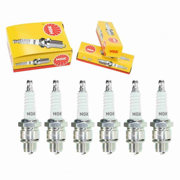 6 pc NGK 5126 Standard Spark Plugs for 09482-00278 09482-00279 09482-00375 6047 94701-00160 94702-00160 94703-00160 W24FSU10 Ignition Wire Secondary