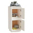 thumbnail image 2 of vidaXL Buffet Blanc 31.5x34x75 cm Pin Massif, 2 of 5