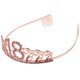 thumbnail image 3 of KAKOWELY Tiara de cumpleaños con cristales rojos y diamantes de imitación, corona de reina, diadema para fiesta de baile, peinetas con clip para recuerdo de fiesta de cumpleaños número 18 de niña, 3 of 5