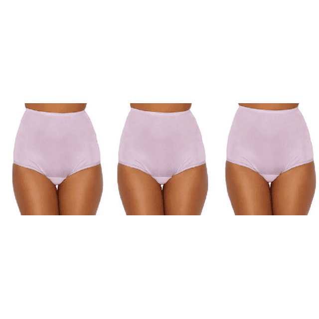 3 Pack Women's Vanity Fair 15712 Perfectly Yours Ravissant Tailored Brief Panty (Whisper 10