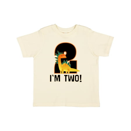 

Inktastic 2nd Birthday Dinosaur Party Boy Boys Toddler T-Shirt