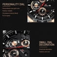 thumbnail image 4 of Relojes De Calendario Impermeables Va Va Voom De Cuarzo Color Del Fondo Rose Black, 4 of 5