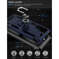thumbnail image 2 of XYCCA Ring Kickstand Phone Case for Huawei P30 Pro,Heavy Duty Dual Layer Drop Protection Case,Hard Shell + Soft TPU + Ring Stand Fits Magnetic Car Mount,Blue, 2 of 8