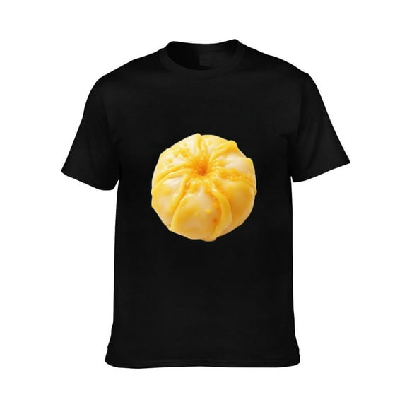 Dumpling T-Shirt Graphic Tee Summer Top Cotton Short Sleeve Crew Neck Casual Shirt Black S-5XL