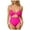 Hot Pink, variant on Womens One Piece Swimsuit Tummy Control Bathing Suit Sexy Flattering Cheeky High Cut Out Cute Ladies Swimwear