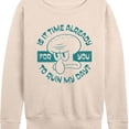 thumbnail image 3 of Spongebob Squarepants - Ruin My Day  - Women's French Terry Long Sleeve Shirt, 3 of 6