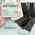 thumbnail image 6 of Sterling Silver & Graduated CZ 3/Prong Tennis Necklace, 18" - Platinum-Plated-Silver, 6 of 6