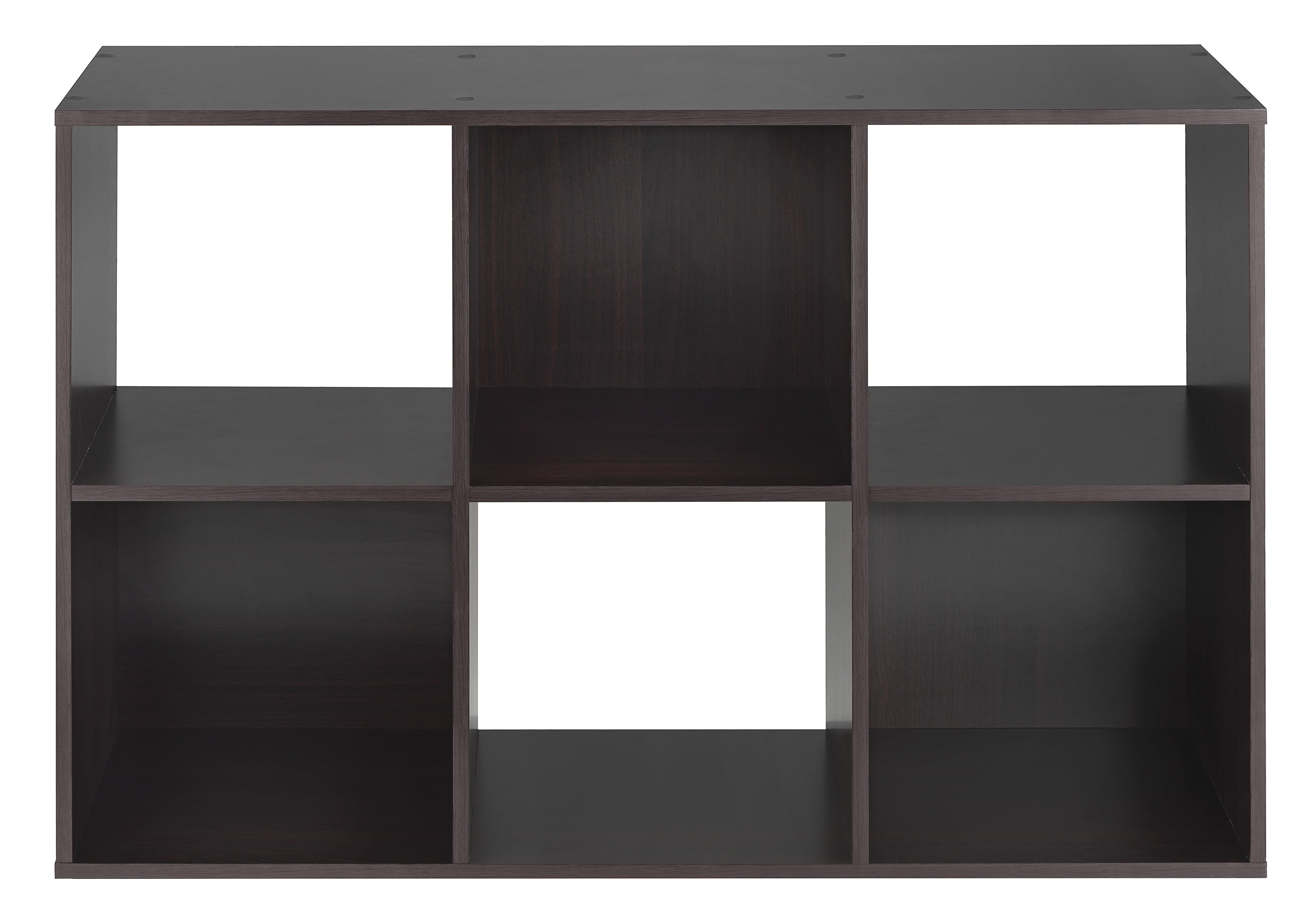 Whitmor Cube Organizer - 6 Section - Espresso - Adult Use