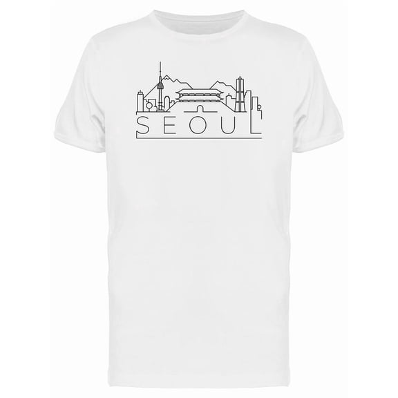 Seoul City Skyline Landmark Tee Men's -Image by Shutterstock