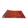 thumbnail image 2 of Ahgly Company Indoor Rectangle Abstract Orange Modern Area Rugs, 7' x 9', 2 of 4