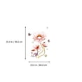 thumbnail image 2 of 2 Sheets Chinese Style Wall Stickers Lotus Wall Decal Home Background Decor, 2 of 9
