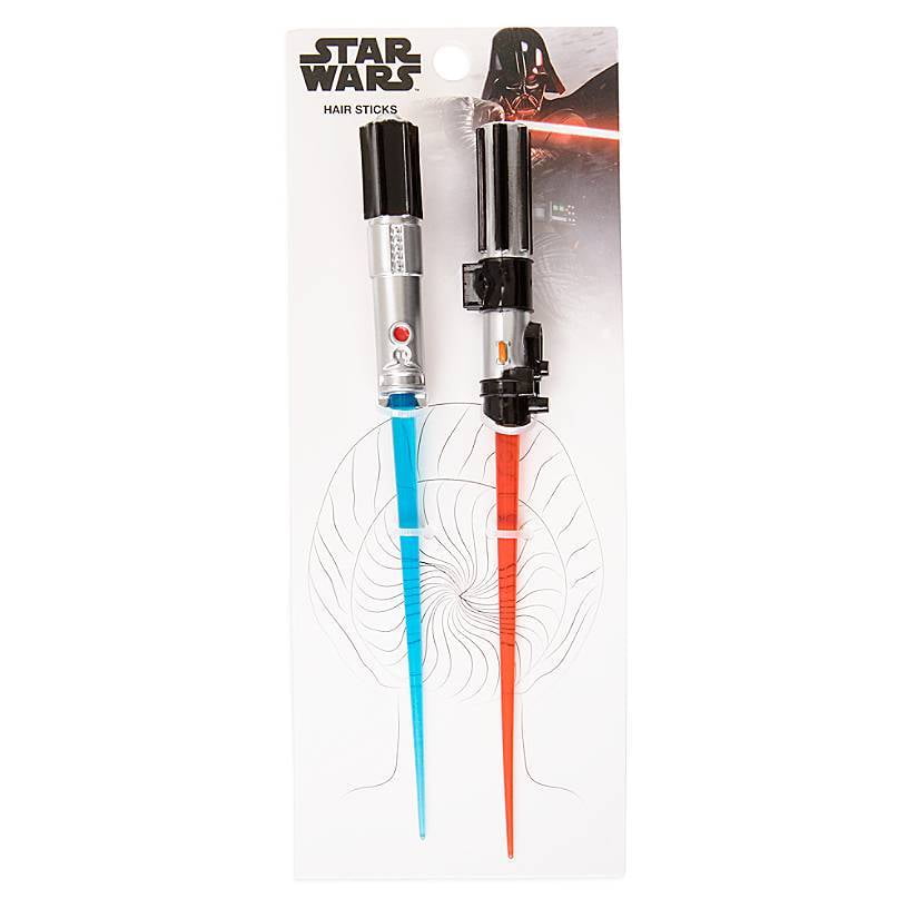 Disney Parks Star Wars Lightsaber Hair Sticks Set New With Tags 