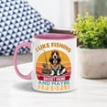 thumbnail image 4 of I Like Fishing, and My Basset Hound, and Maybe 3 People. Happy Father's Day 11oz Accent Two-tone Mug Bassets Dog Breed Lovers Gifts Idea Coffee Tea Cup - 00004, 4 of 5