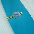 thumbnail image 2 of Care Bears: Unlock the Magic Resting Grump Face Square Tie Bar Clip Clasp Tack- Silver or Gold, 2 of 6