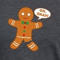 thumbnail image 3 of CafePress - Oh Snap Gingerbread Man Womens Tri Blend T Shirt - Womens Tri-blend T-Shirt, 3 of 4