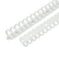 thumbnail image 1 of Unique Bargains 2pcs 20' Cable Raceway 20mm Dia Cord Cover Hider Cable Management with Buckle & Scale, White, 1 of 5