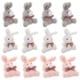 thumbnail image 1 of 12 llaveros de conejito de peluche, colgantes decorativos de conejo., 1 of 6