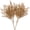 Gold, variant on 2/4PCS Artificial Golden Leaves Plants for Christmas Decoration, Fake Berry Plant Faux Shrubs Grass Leaf Indoor Outdoor DIY Planter Vase Filler Home Garden Wedding Xmas Decor
