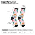 thumbnail image 2 of Fotbe Tropical Plants Calcetas Largas con Estampado para Hombre y Mujer – Calcetas de Compresión Transpirables y Elásticas, Viajar y Uso Diario Talla 5-11, 2 of 6