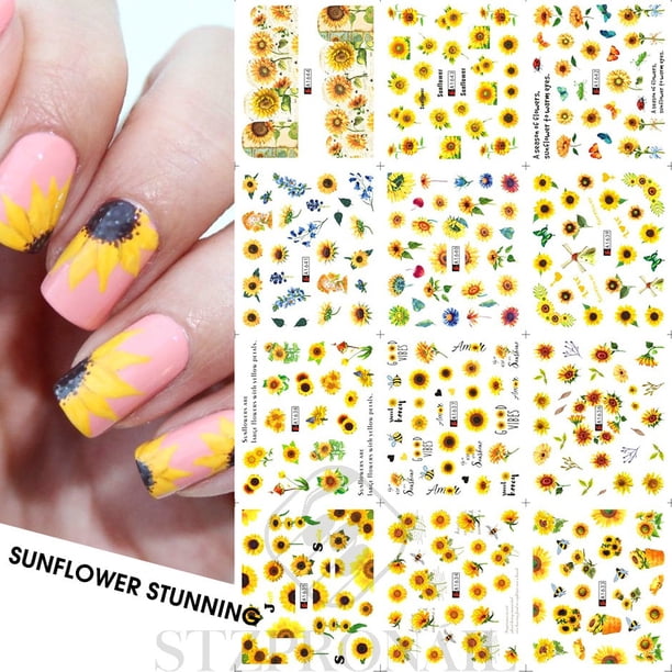 12pcs Ocean Animal Pegatina Para Manicura Verano De Dibujos Animados Ballena Mar Sliders DIY Transferencia De Agua Calcomanías Decoración De Uñas Arte Puntas