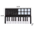 thumbnail image 2 of Controlador MIDI Worlde Panda Mini Portátil Mini 25 Teclas Teclado USB y Drum Pad Controlador MIDI WORLDE Controlador MIDI, 2 of 7