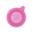 thumbnail image 2 of BUYISI Multi Purpose Hair Catcher For Showers And Sinks With Strong Suction Feature Pink, 2 of 7