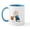 White/Blue Inside, variant on CafePress - Basketballer Brown Mug - 11 oz Ceramic Mug - Novelty Coffee Tea Cup