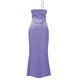 thumbnail image 4 of Vestido de noche de satén para mujer tallas grandes - Elegante cuello en V, diseño en la cintura, vestido de fiesta para bodas - Tallas XS-L, tejido con brillo lujoso, 4 of 5