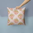 thumbnail image 2 of Watercolor Floral Art Canvas Fabric Decorative Pillow, 2 of 4