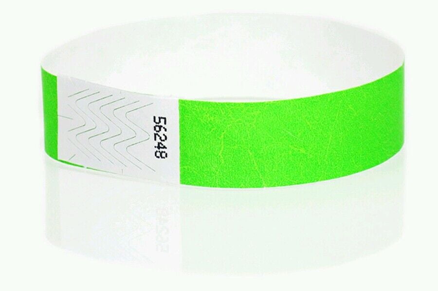 Lime green wristbands hotsell