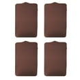 thumbnail image 1 of Yingyy 4 Pcs Bonnet de Perruque en Nylon Extensible Filet pour Cheveux Unisexe Réutilisable Snood pour Cheveux Cosplay Fournitures de Coiffure, Brun Foncé, 1 of 7