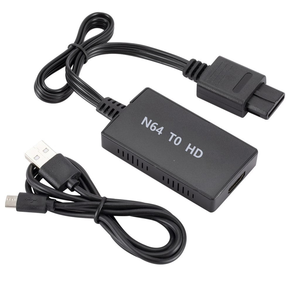 Utænkelig hovedvej at tilbagetrække N64 to HDMI Converter, HD Link Cable for N64, Nintendo 64 to HDMI  Compatible Nintendo 64/ Gamecube/ SNES… (Plug and Play, no Power Supply  Required.) - Walmart.com